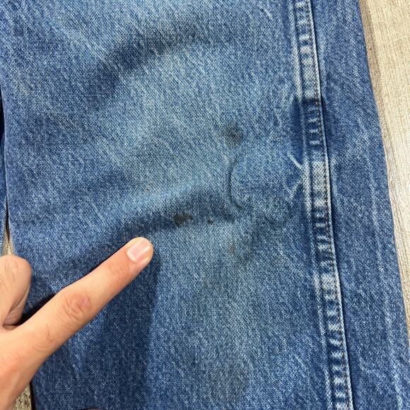 Y2K Wrangler 13MWZ Custom Patched Jeans 32x30 — Custom Hand-Stitched Work - Picture 9 of 9